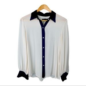 Nili Lotan 100% Silk Shirt